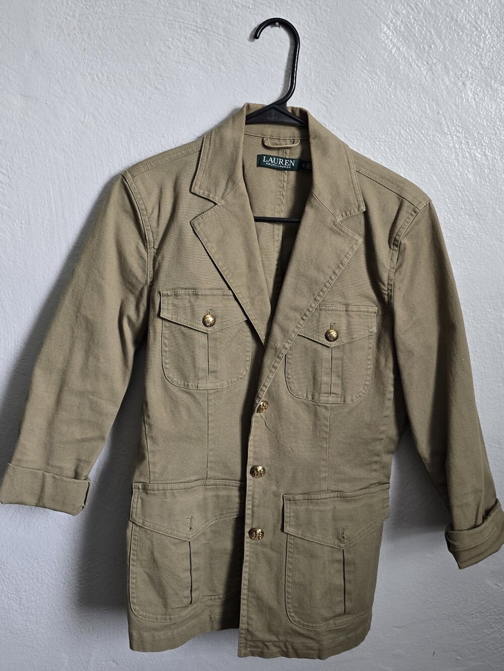 Ralph Lauren Field Jacket with Gold Buttons